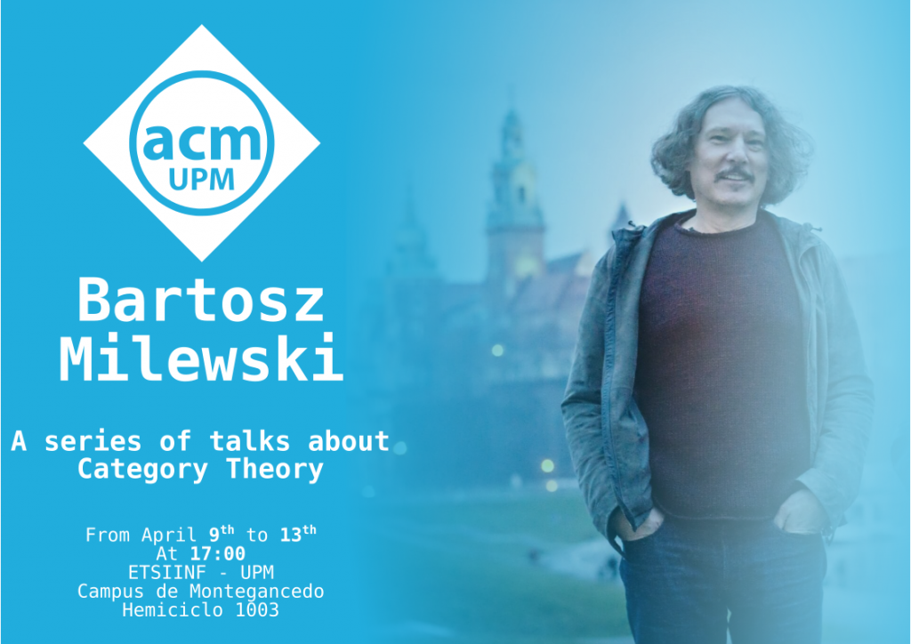 Cartel Bartosz Milewski 9 de abril al 13 de abril en la ETSIINF